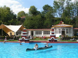 Life in town baths