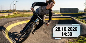 Otevření pumptracku Mšeno s profesionálním jezdcem MTB Jakubem Venclem