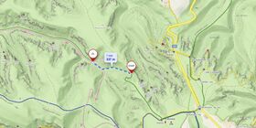 Lesní cesta Švédský val - Boudecká rokle UZAVŘENA