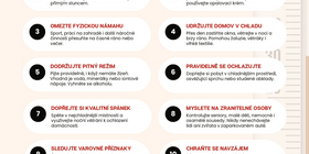 Desatero doporučení jak zvládnout horké dny