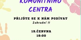 Slavnostní otevření komunitního centra