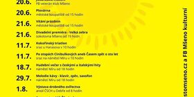 Kulturní léto 2026 ve Mšeně