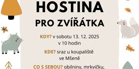 vánoční hostina pro zvířátka