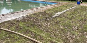 Koupaliště zasáhl přívalový déšť