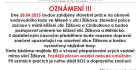 Uzavírka ul. Žižkova