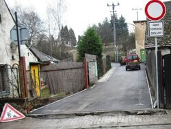 zrekonstruovaná ulice Na Klůčku