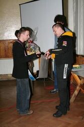 Cenu pro tým PDK Mšeno převzal Jar. Líbal