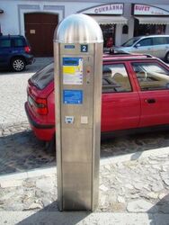 Parkovací automat v Masarykově ulici