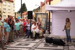 vernisáž fotografií E. Pilarové a H. Štefanové