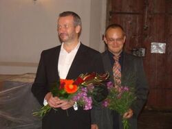 František Zahradníček (vlevo) a Michal Hanzal
