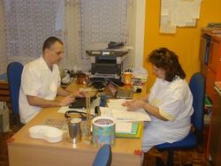 MUDr. Jan Němeček, sestra Renata Zabilanská